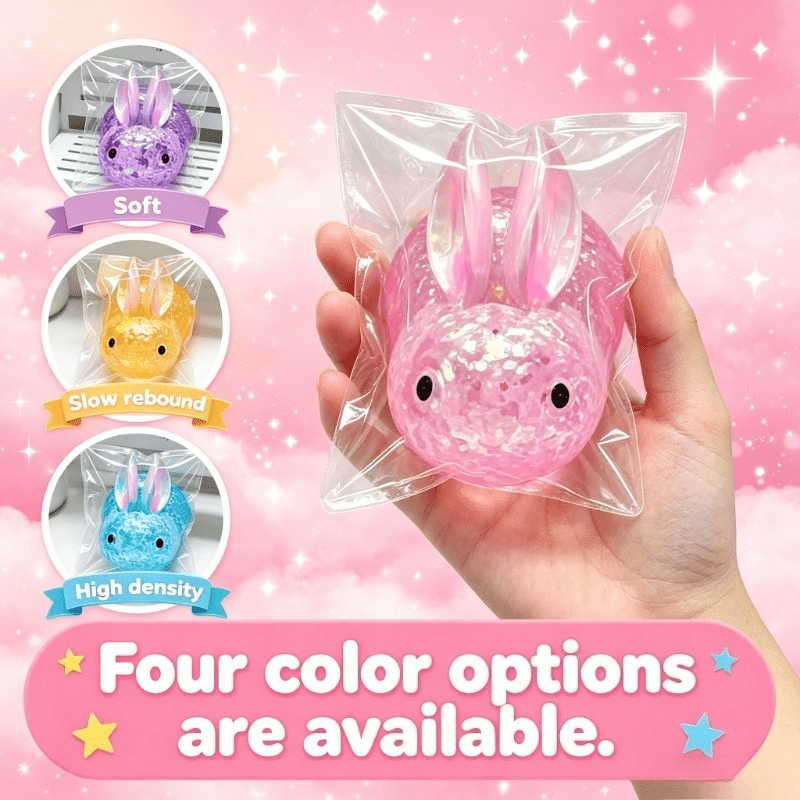 Squishy Simulated Jelly Bunny Squeeze Toy